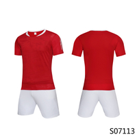 Camisa de futebol juvenil preta OEM